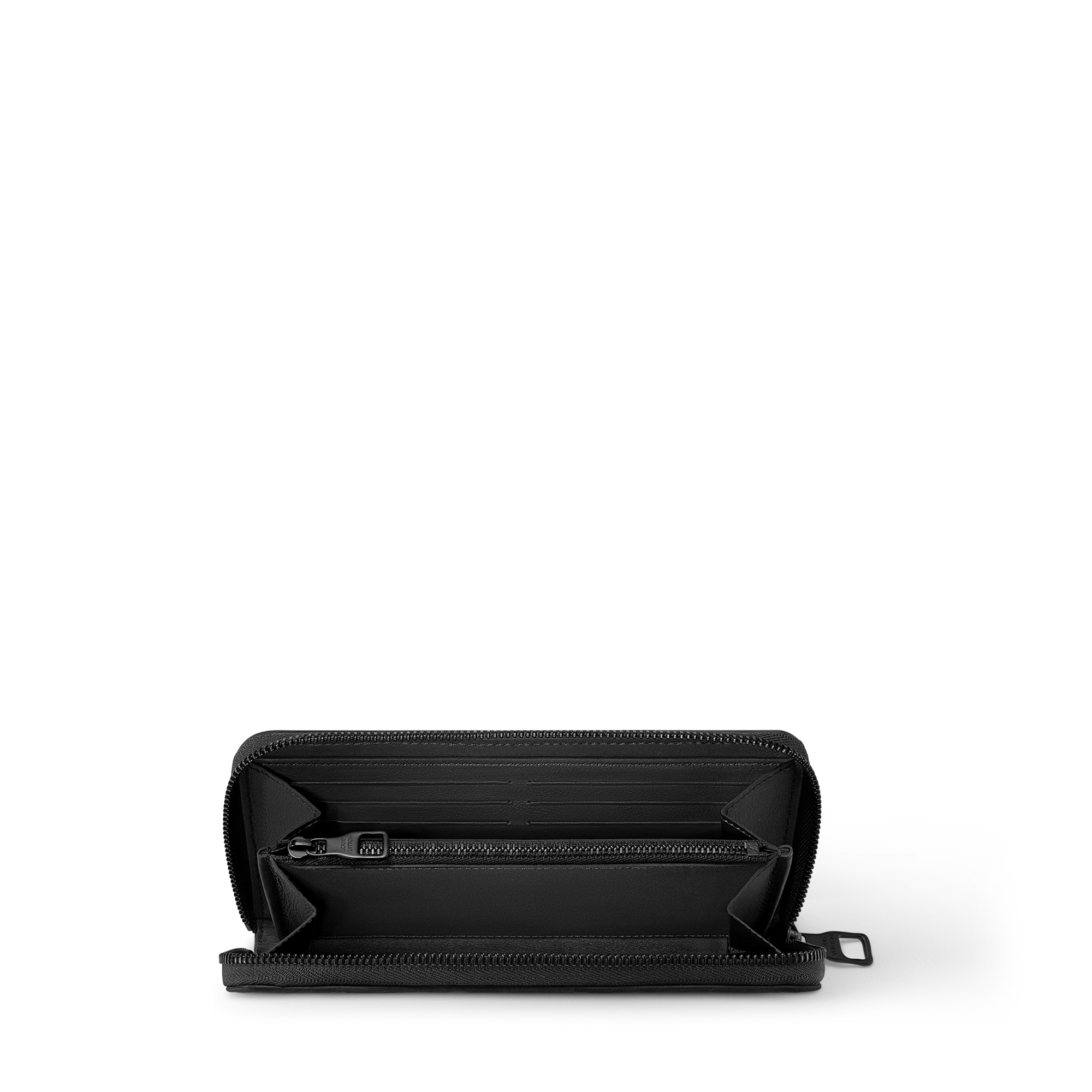 Zippy Horizontal Wallet - Luxury Monogram Taurillon Leather Black